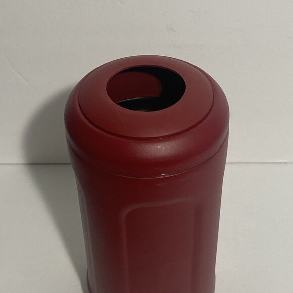 Curtis Stone Wine Chiller in Burgundy Red NEW Screw Top Insulated Rubber Bottom - Picture 2 of 7